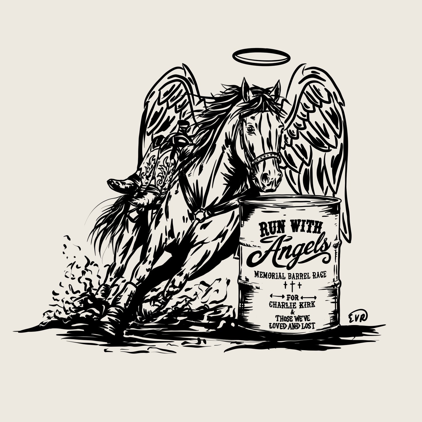 Pre-Order Run with Angels Tshirt