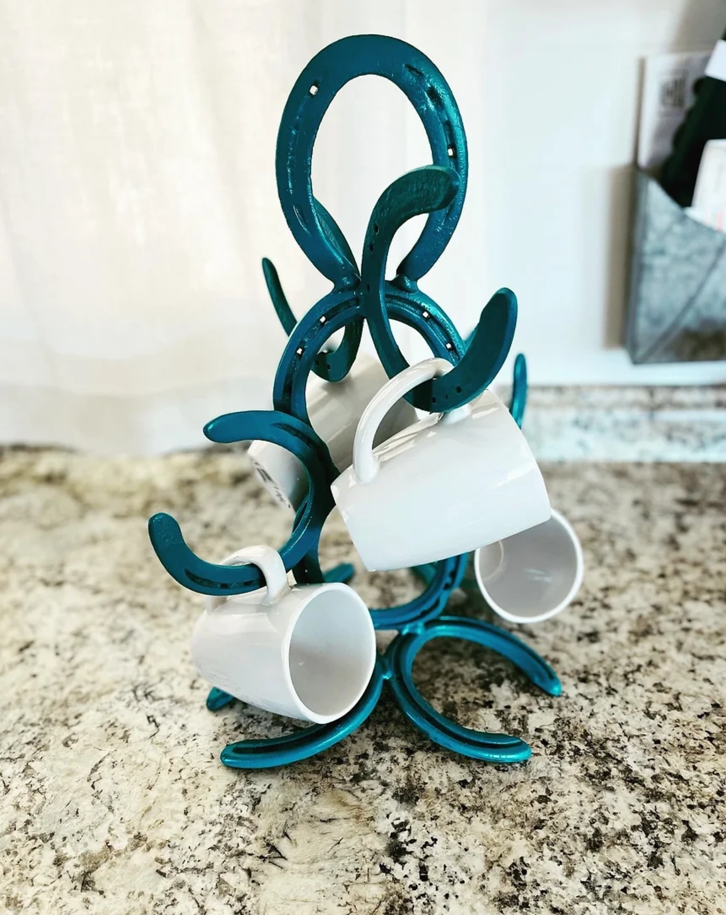 Horseshoe Mug Rack